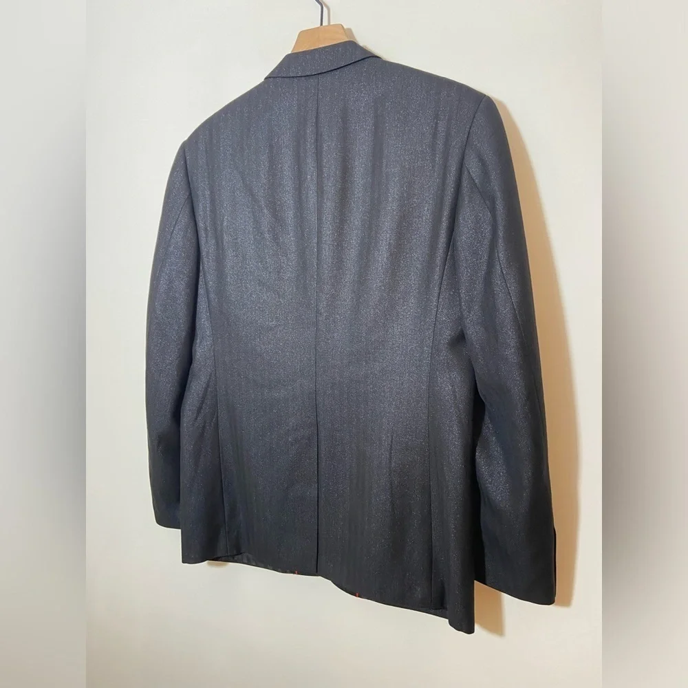 DV By Dolce Vita Men's Black Glitter Shiny Blazer Size 38R